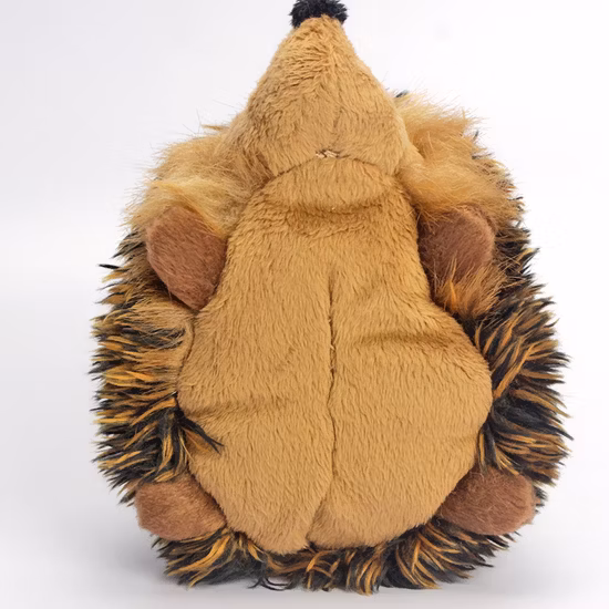 Custom Made 15cm Furry Stuffed Wild Animal Lifelike Soft Plush Hedgehog Toys