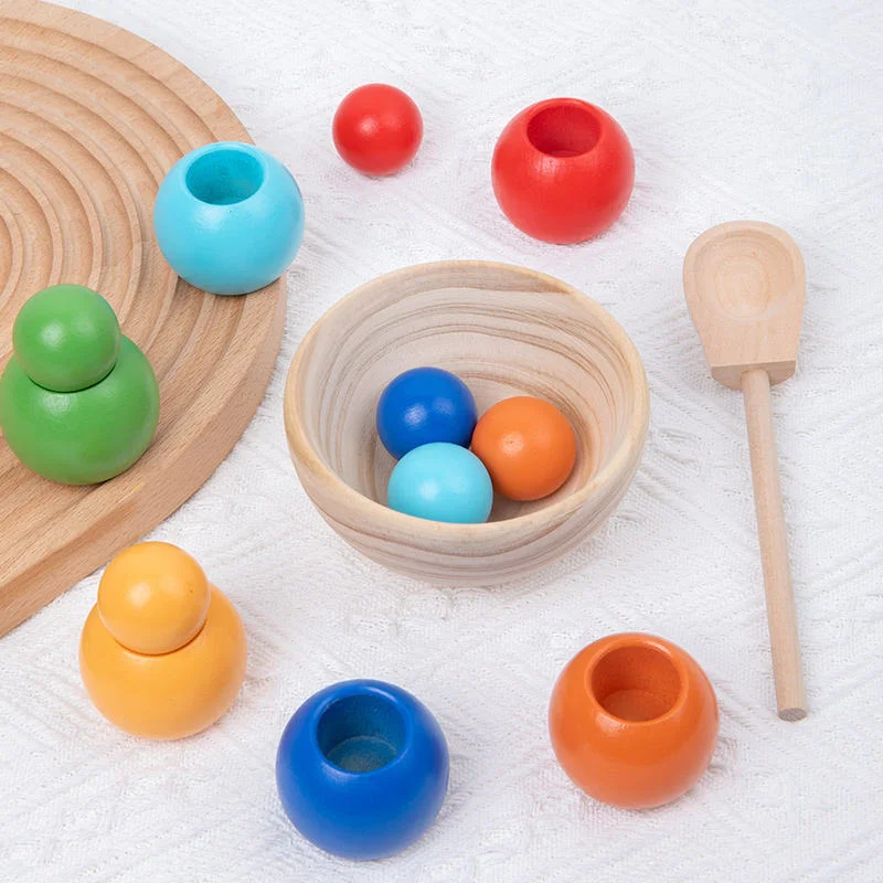 Montessori Coloring Ball and Cup Children Educational Learning Educational Toys