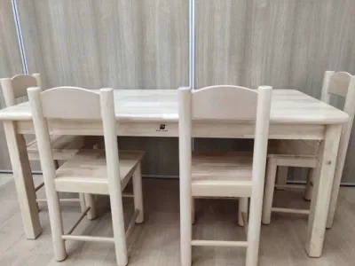 Детский деревянный стол, стол для дошкольников, деревянный детский стол, стол для школьников, детская школьная мебель, квадратный стол для детского сада