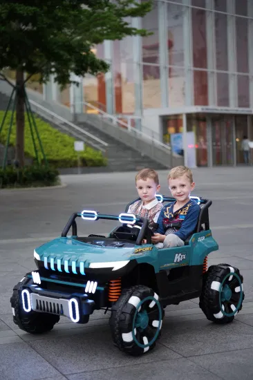 Новинка 2023 года, большой размер 12 В, 7 А, 2-местный электромобиль, детский внедорожный автомобиль с большой батареей, детская игрушечная машинка для езды на машине для детей, чтобы ездить
