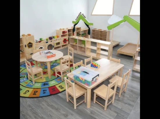 Мебель для детского сада, Мебель для детского сада, Деревянный стек для современных студентов
